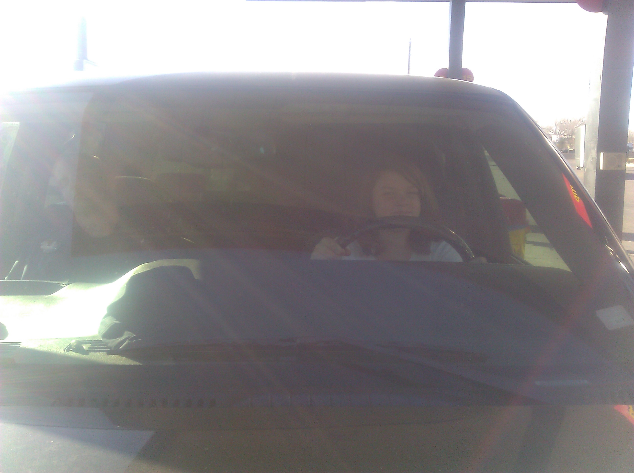 Ashleigh driving